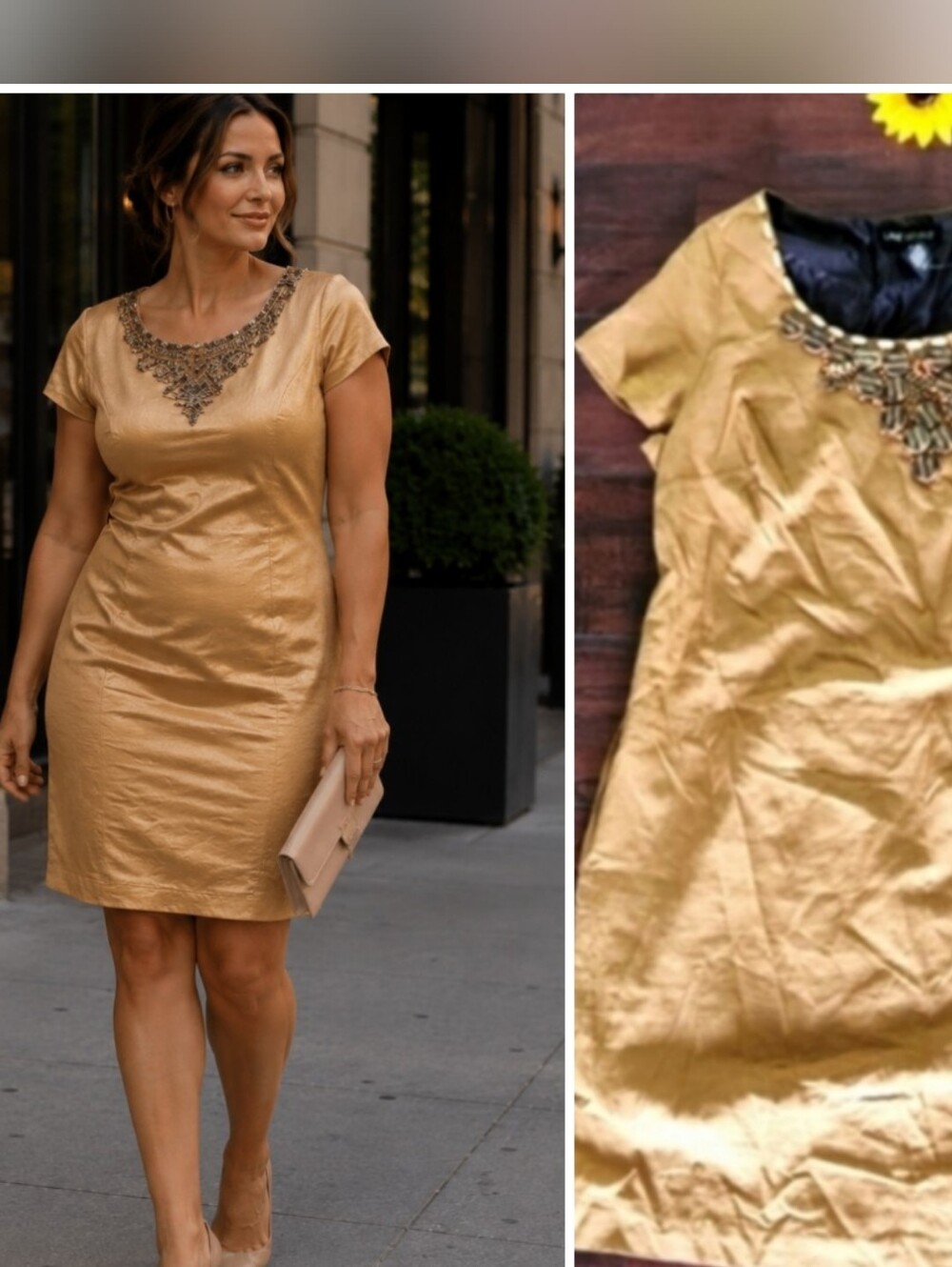 NWT LANE BRYANT BROWN DRESS 👗